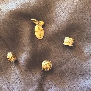 Brighton Silver tone charms